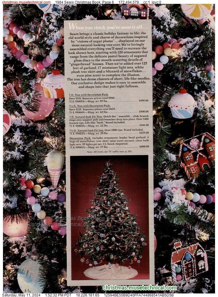 1984 Sears Christmas Book, Page 6