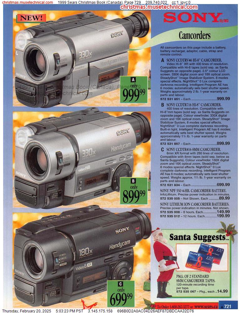 1999 Sears Christmas Book (Canada), Page 729