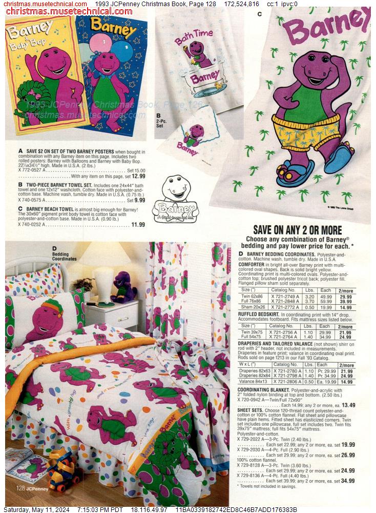 1993 JCPenney Christmas Book, Page 128