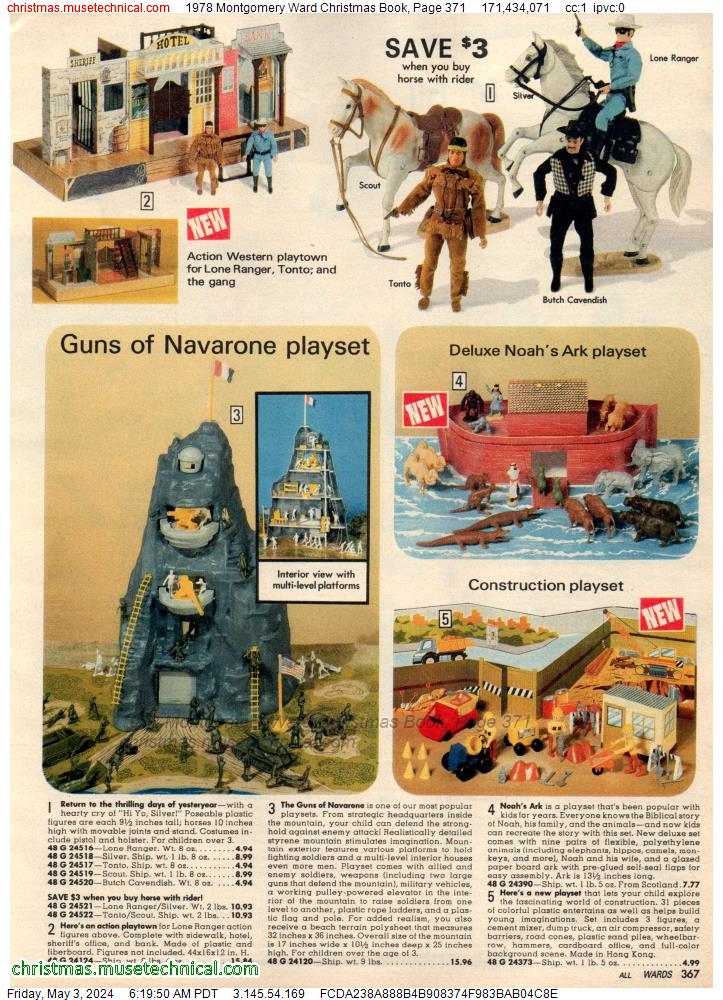 1978 Montgomery Ward Christmas Book, Page 371