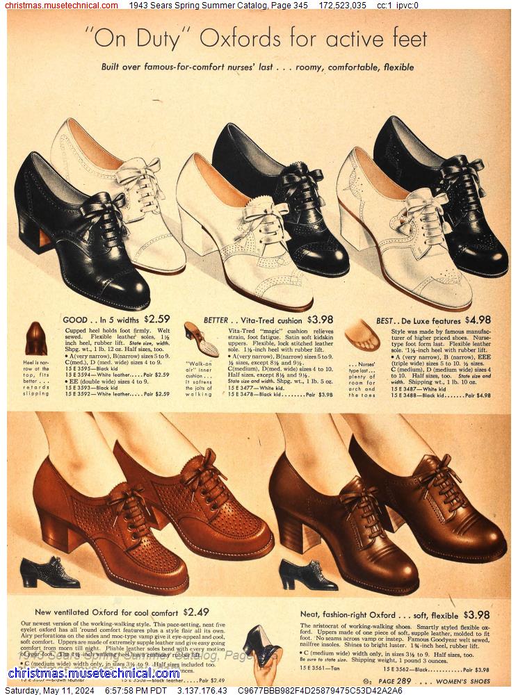 1943 Sears Spring Summer Catalog, Page 345