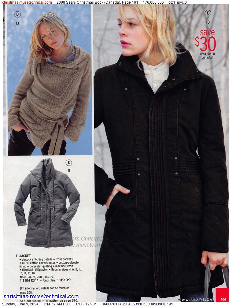 2008 Sears Christmas Book (Canada), Page 161
