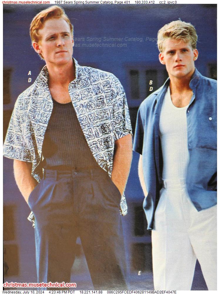 1987 Sears Spring Summer Catalog, Page 401