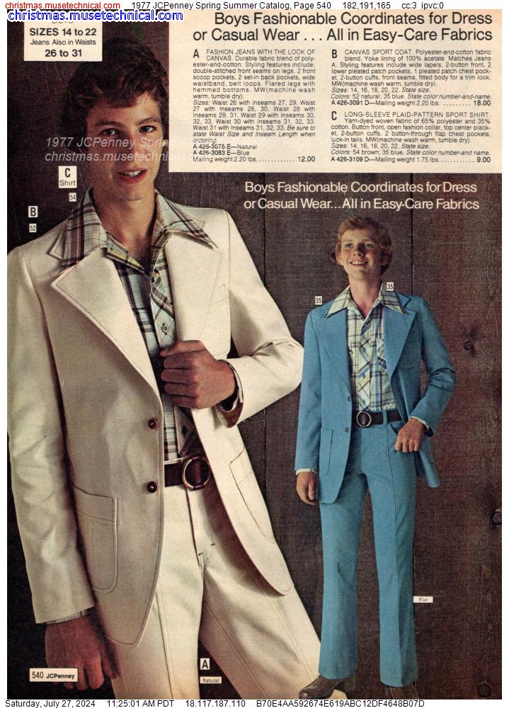 1977 JCPenney Spring Summer Catalog, Page 540