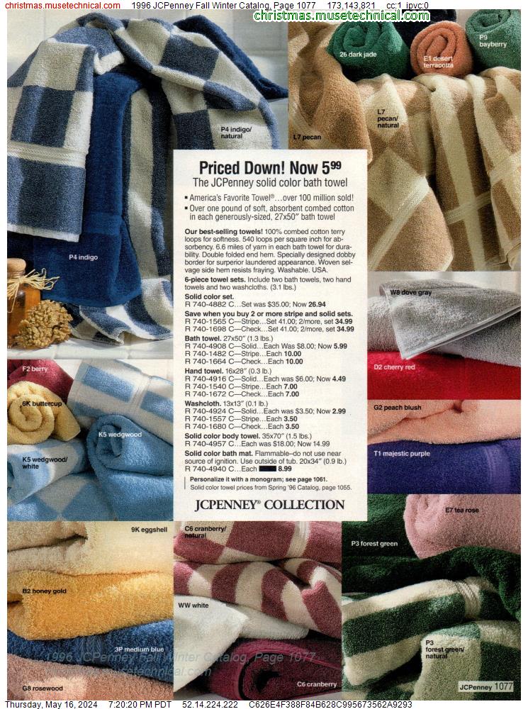 1996 JCPenney Fall Winter Catalog, Page 1077