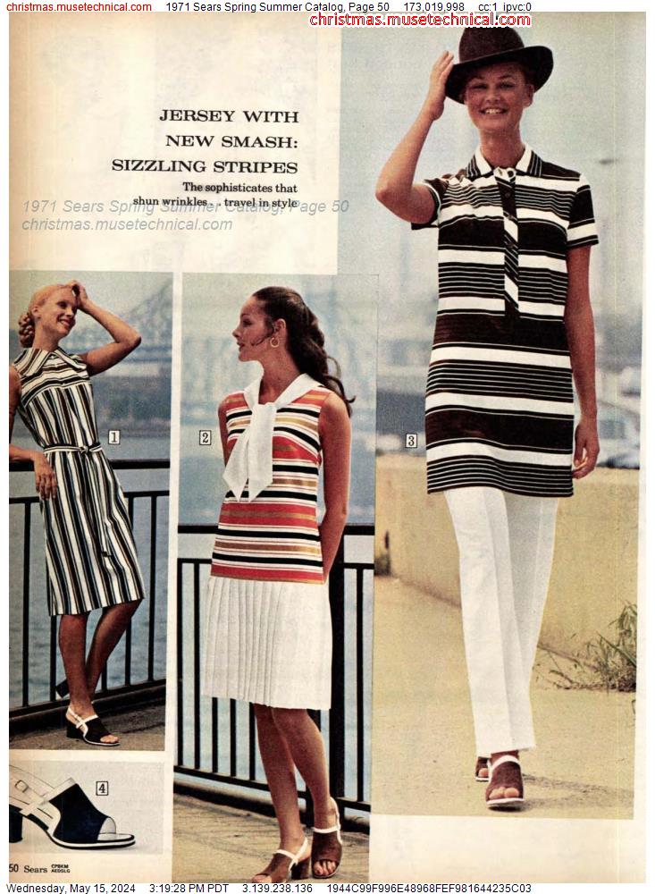 1971 Sears Spring Summer Catalog, Page 50
