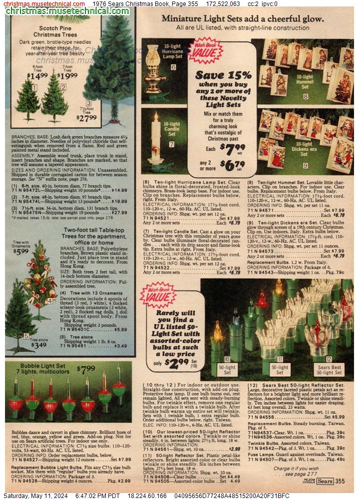 1976 Sears Christmas Book, Page 355