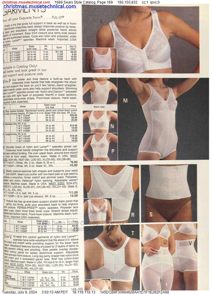 1989 Sears Style Catalog, Page 169
