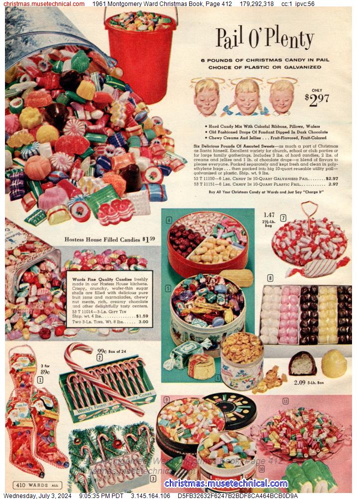 1961 Montgomery Ward Christmas Book, Page 412