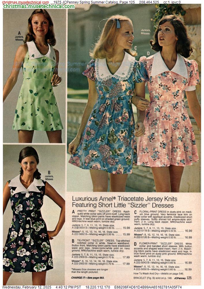 1975 JCPenney Spring Summer Catalog, Page 125