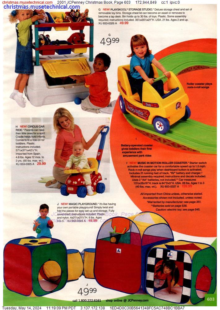 2001 JCPenney Christmas Book, Page 603