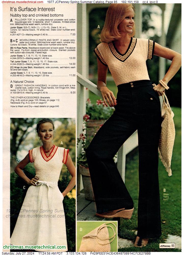 1977 JCPenney Spring Summer Catalog, Page 85