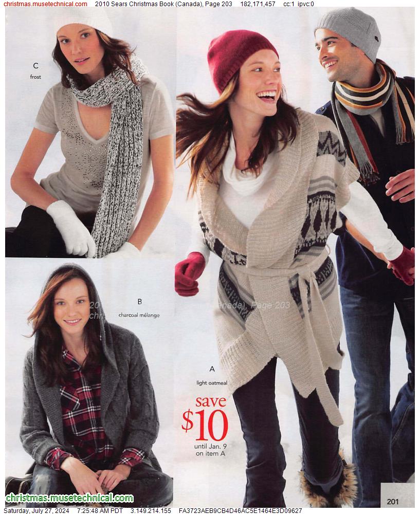 2010 Sears Christmas Book (Canada), Page 203