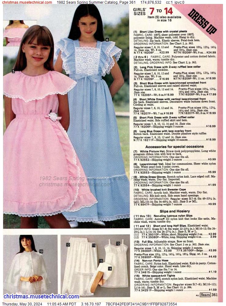 1982 Sears Spring Summer Catalog, Page 361