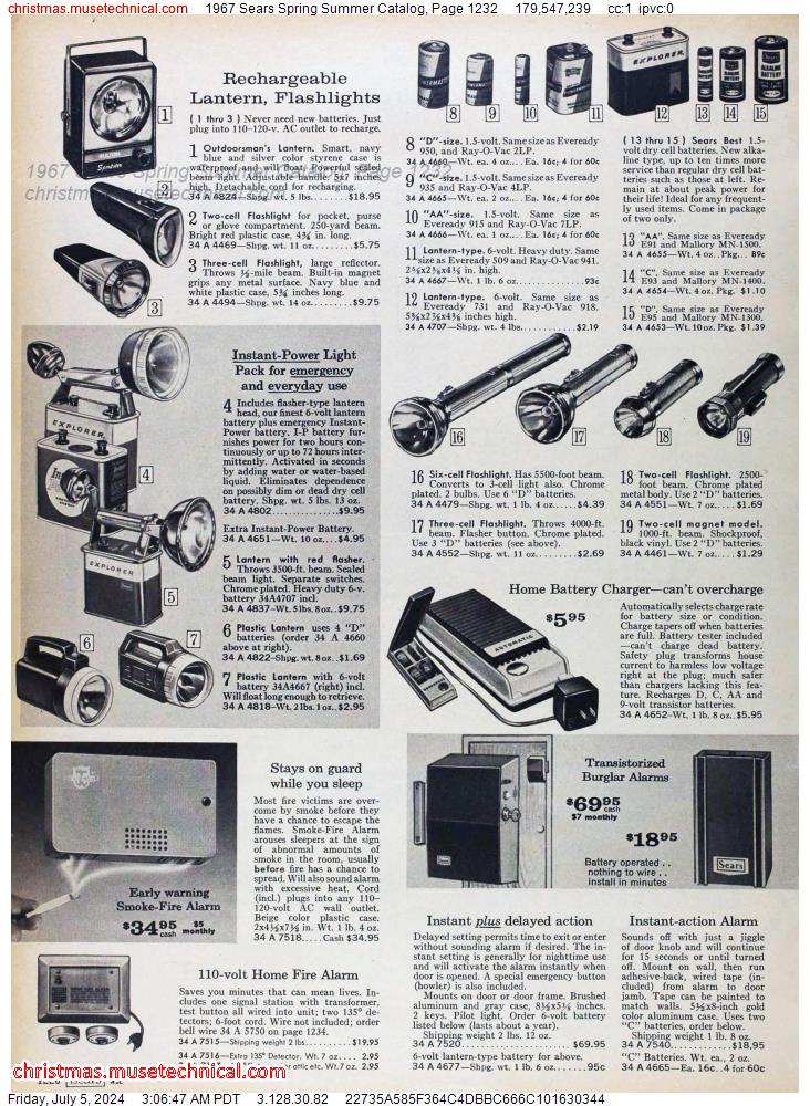 1967 Sears Spring Summer Catalog, Page 1232