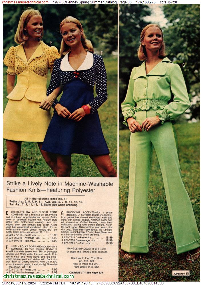 1974 JCPenney Spring Summer Catalog, Page 85