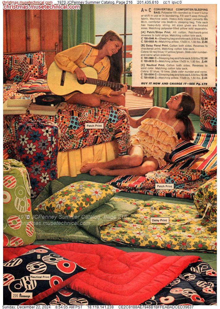 1970 JCPenney Summer Catalog, Page 216