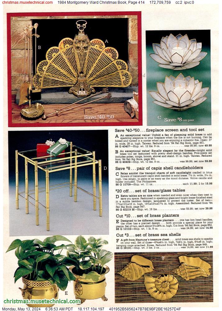 1984 Montgomery Ward Christmas Book, Page 414