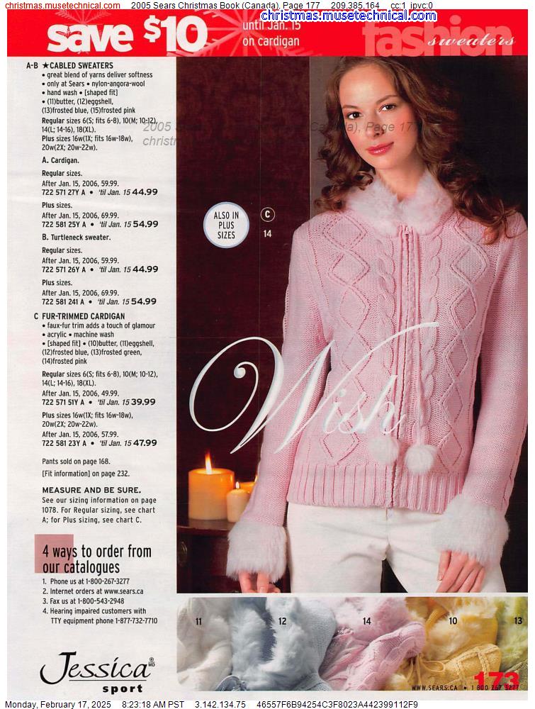 2005 Sears Christmas Book (Canada), Page 177