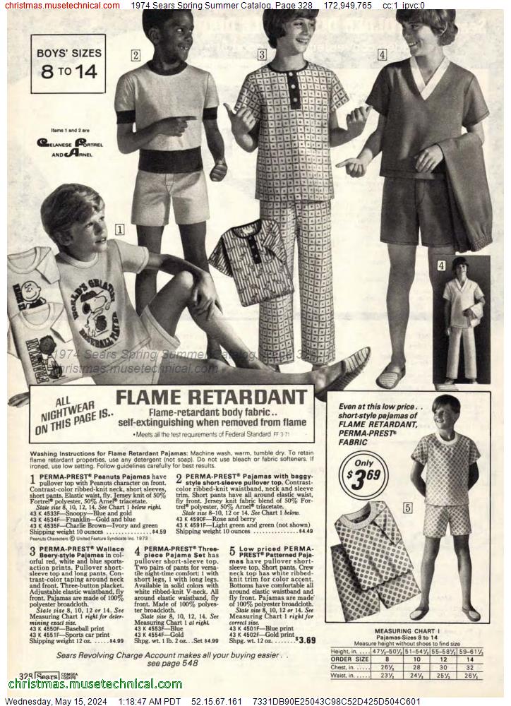 1974 Sears Spring Summer Catalog, Page 328