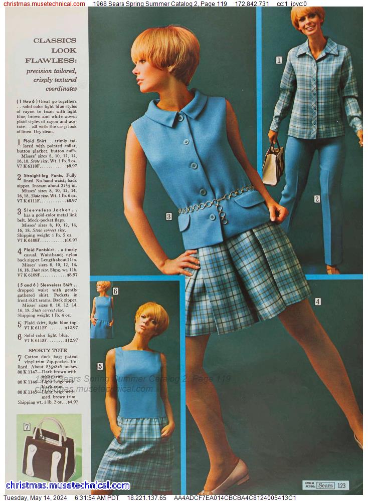 1968 Sears Spring Summer Catalog 2, Page 119