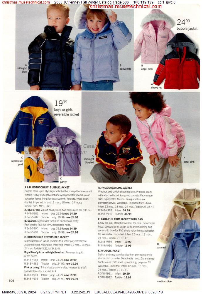 2003 JCPenney Fall Winter Catalog, Page 506