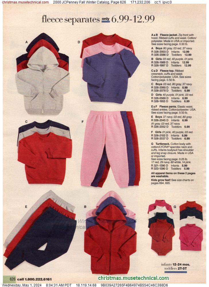 2000 JCPenney Fall Winter Catalog, Page 626