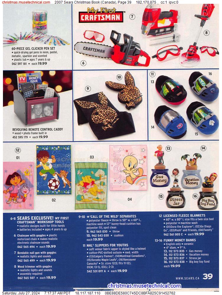 2007 Sears Christmas Book (Canada), Page 39