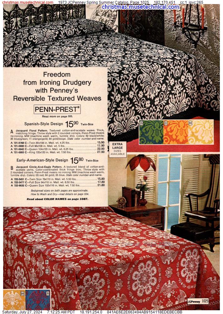 1973 JCPenney Spring Summer Catalog, Page 1025