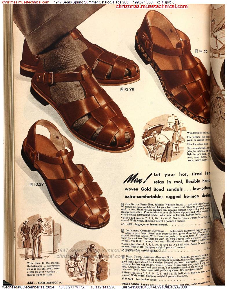 1947 Sears Spring Summer Catalog, Page 360