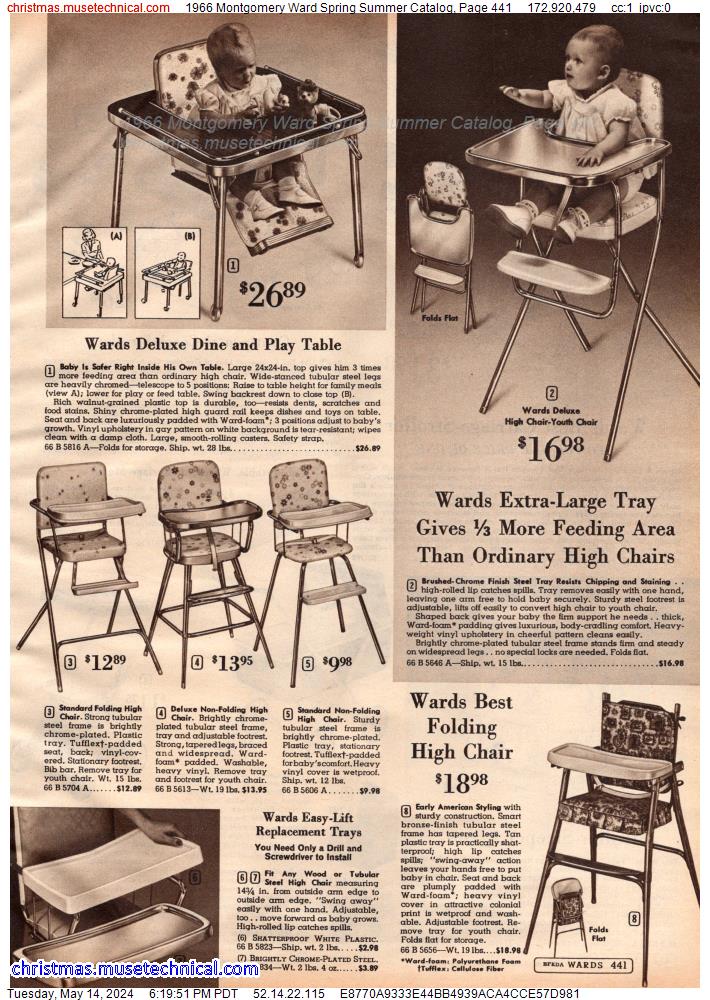 1966 Montgomery Ward Spring Summer Catalog, Page 441