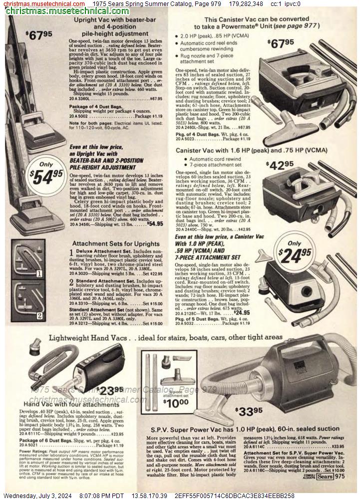 1975 Sears Spring Summer Catalog, Page 979