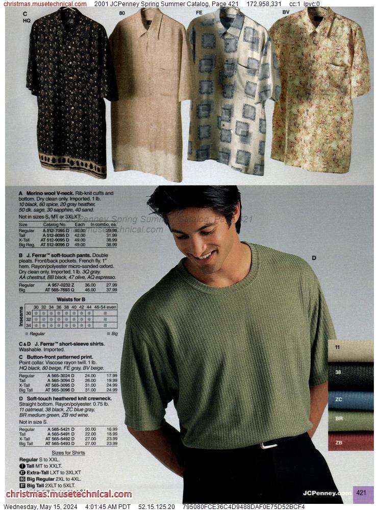 2001 JCPenney Spring Summer Catalog, Page 421