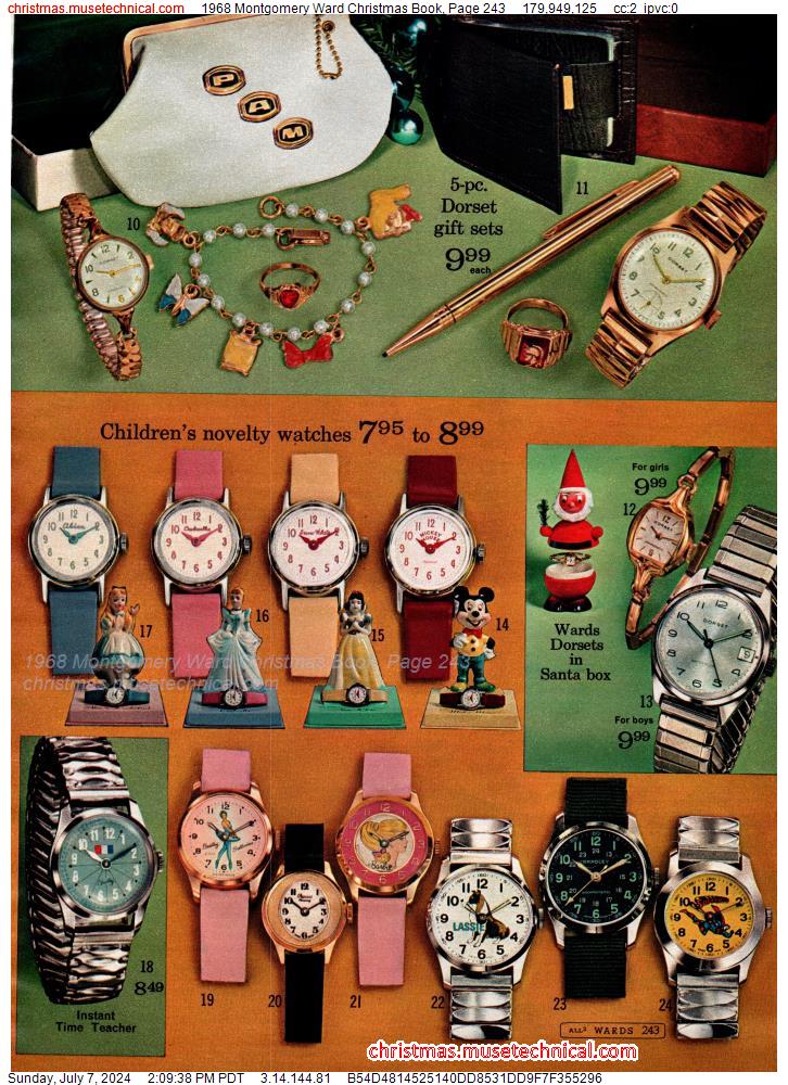 1968 Montgomery Ward Christmas Book, Page 243
