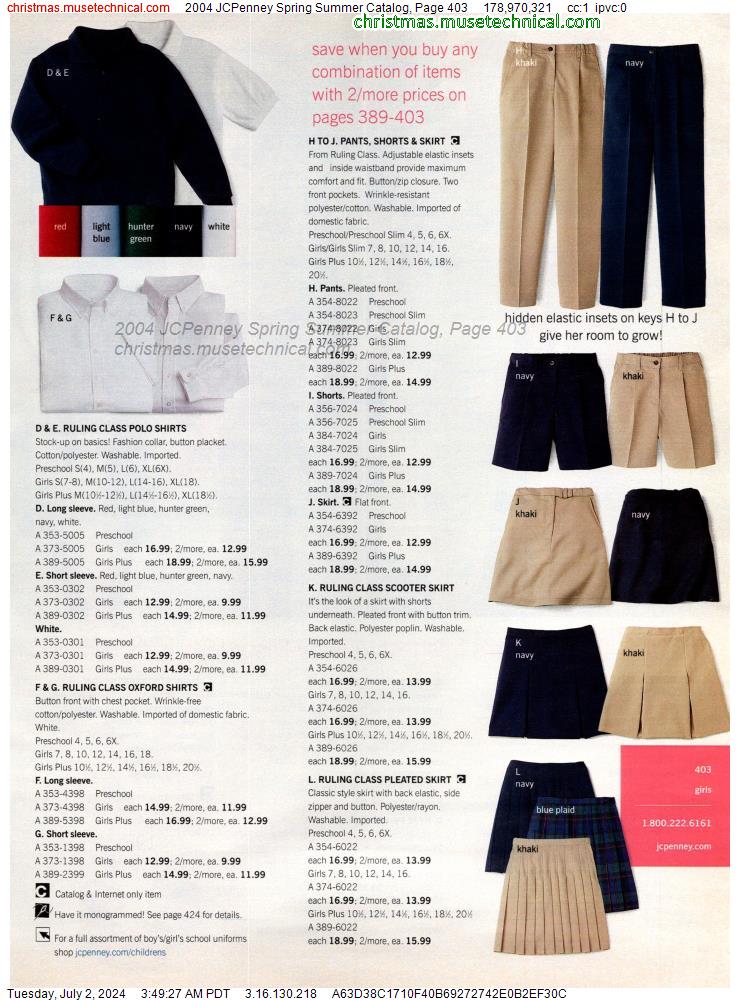 2004 JCPenney Spring Summer Catalog, Page 403
