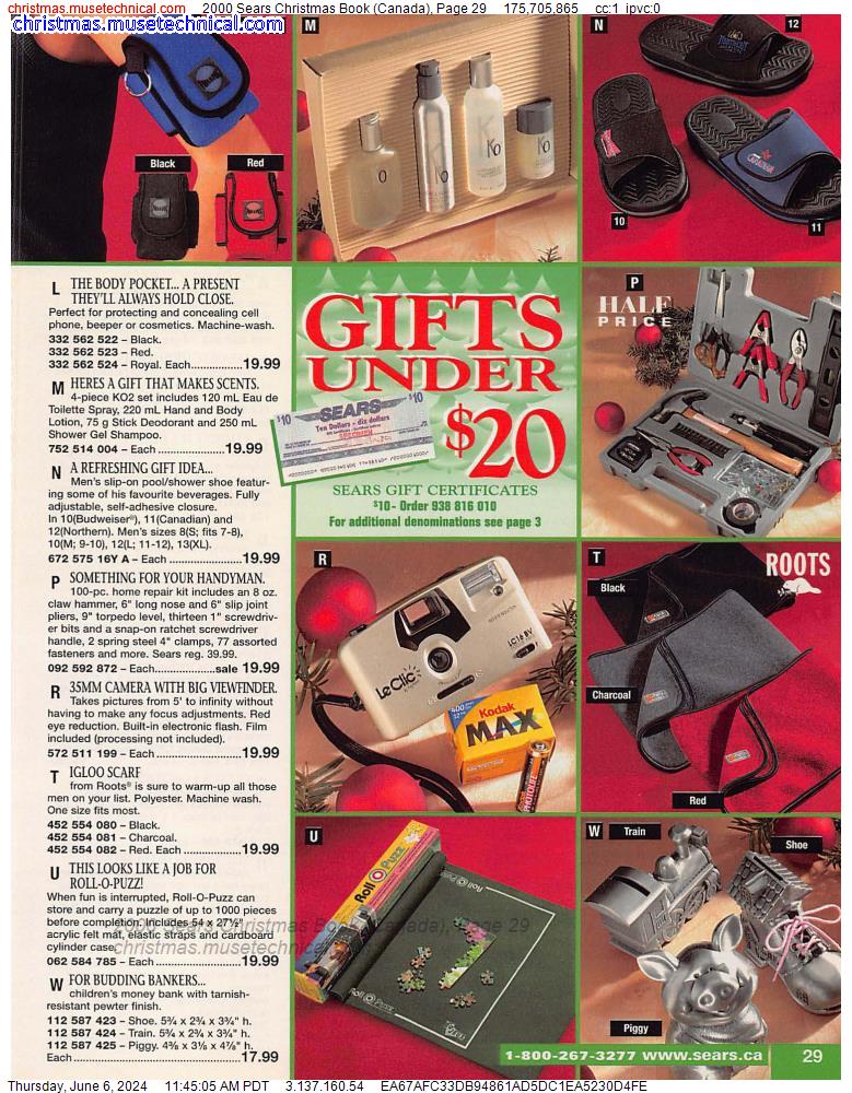 2000 Sears Christmas Book (Canada), Page 29