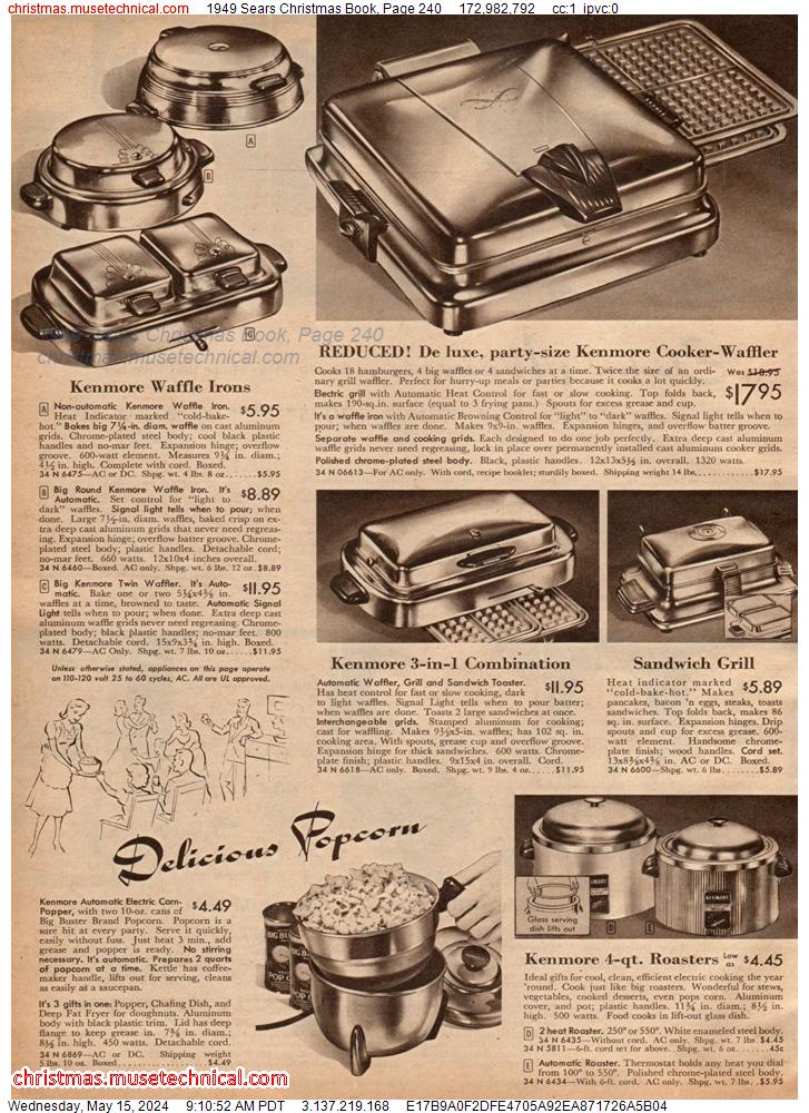 1949 Sears Christmas Book, Page 240
