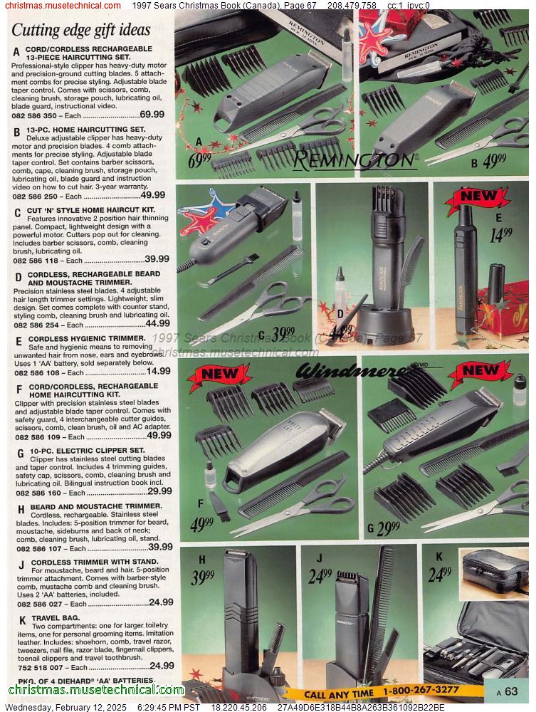 1997 Sears Christmas Book (Canada), Page 67