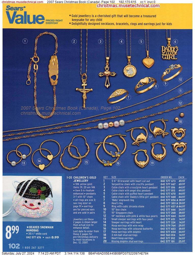 2007 Sears Christmas Book (Canada), Page 102