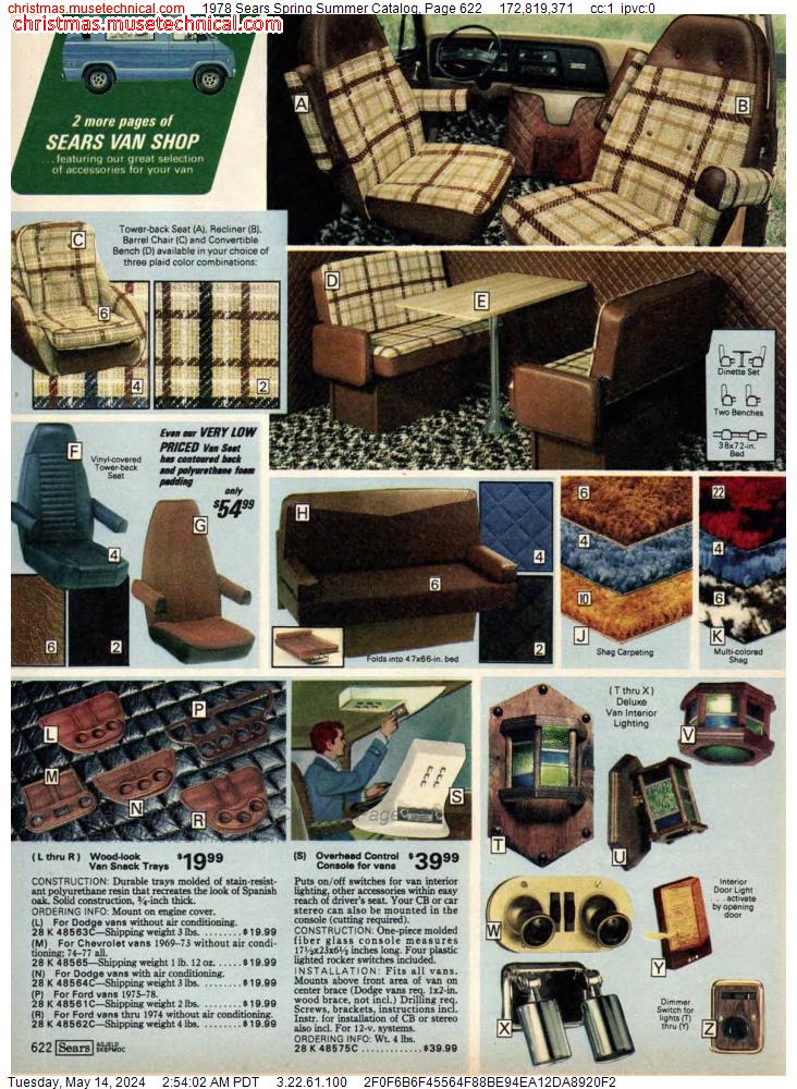 1978 Sears Spring Summer Catalog, Page 622