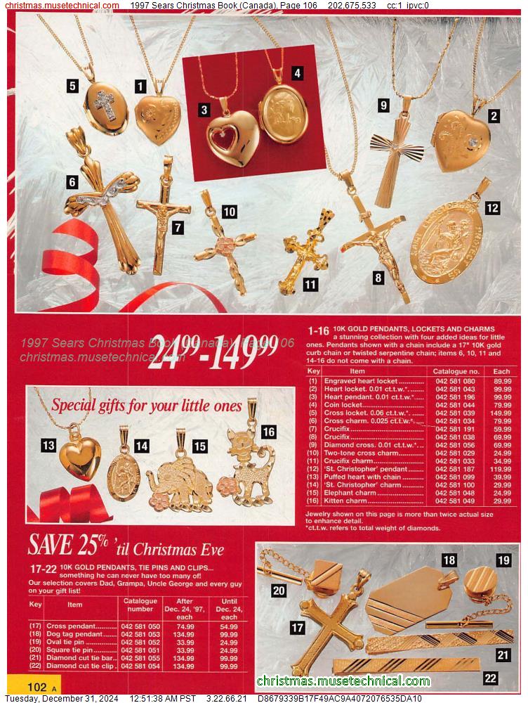 1997 Sears Christmas Book (Canada), Page 106