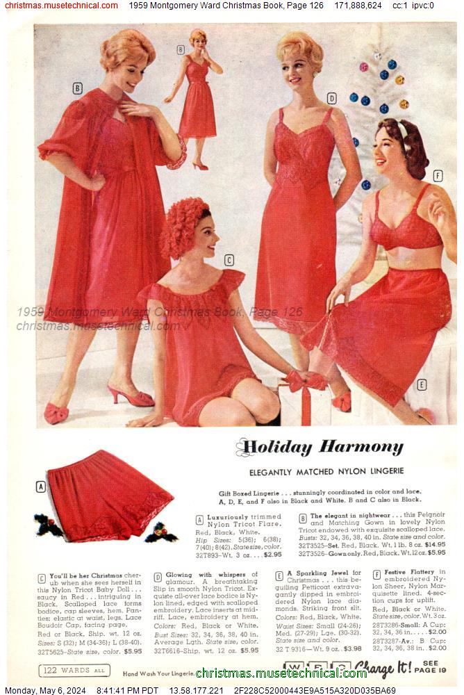 1959 Montgomery Ward Christmas Book, Page 126