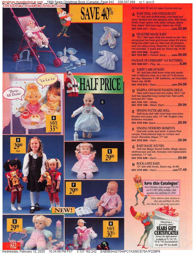 1999 Sears Christmas Book (Canada), Page 842