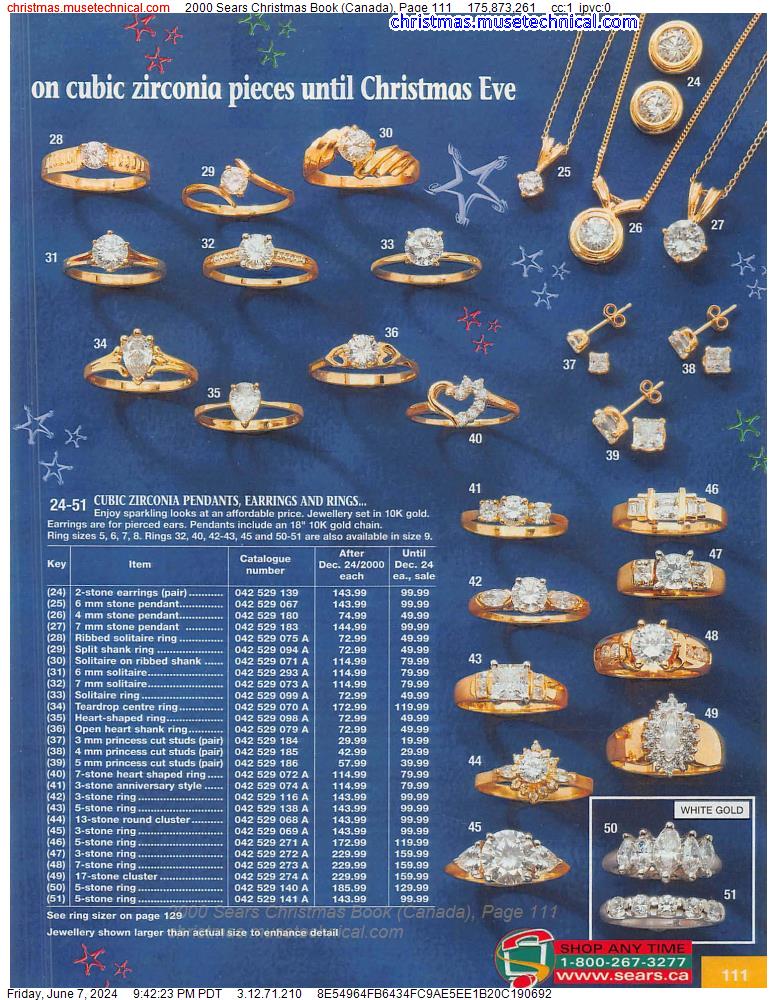 2000 Sears Christmas Book (Canada), Page 111