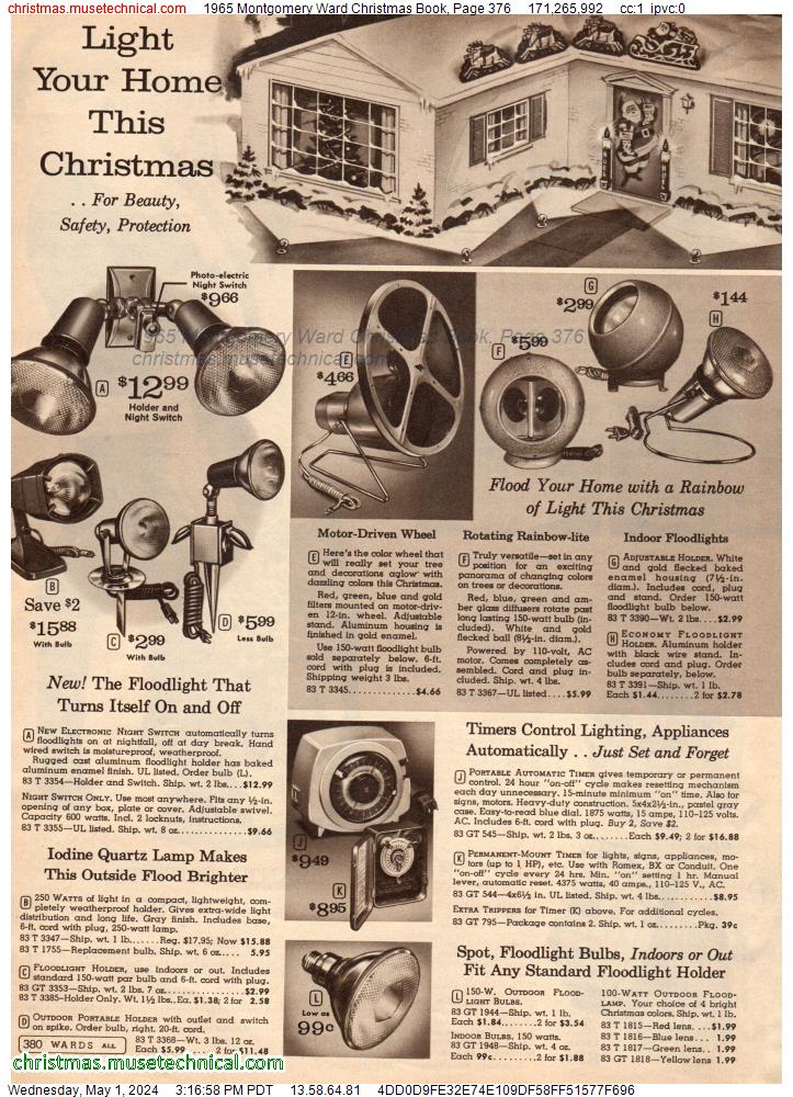 1965 Montgomery Ward Christmas Book, Page 376