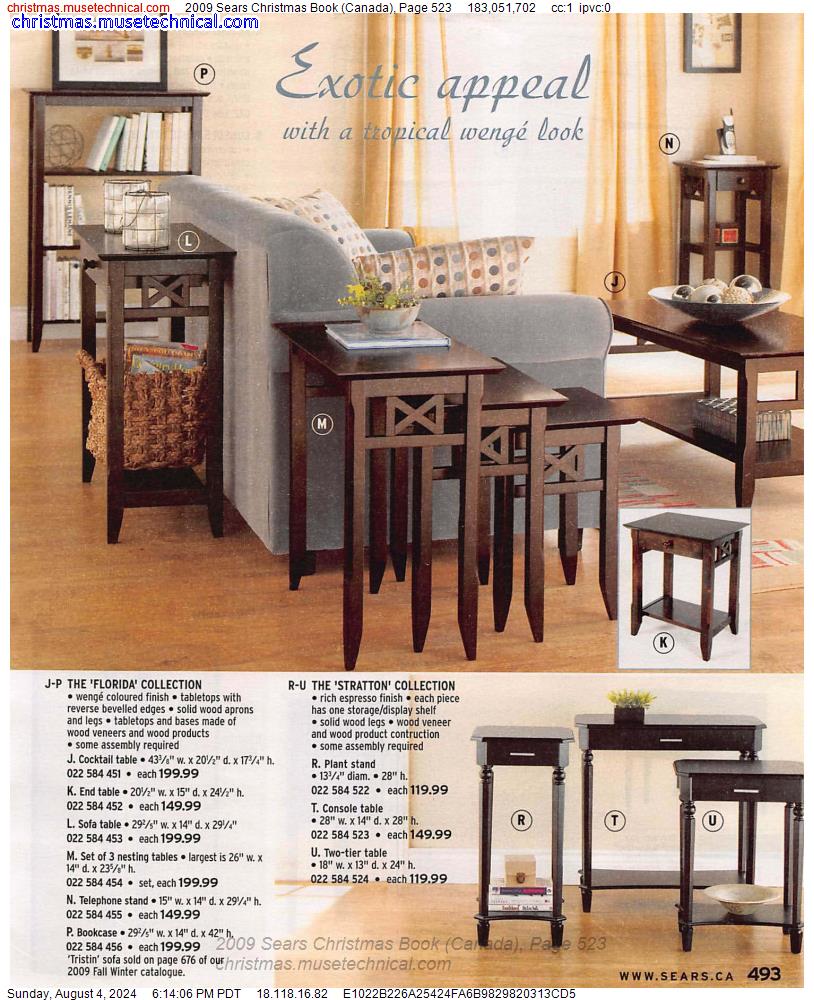 2009 Sears Christmas Book (Canada), Page 523