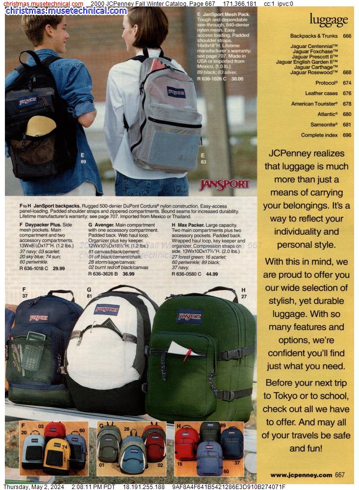 2000 JCPenney Fall Winter Catalog, Page 667