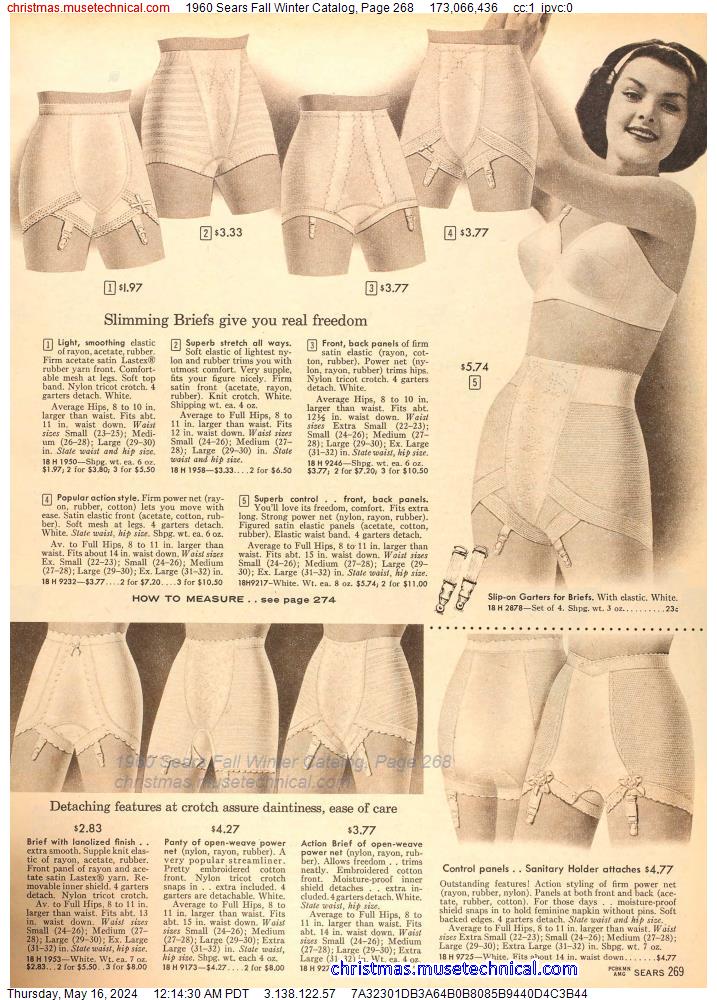 1960 Sears Fall Winter Catalog, Page 268