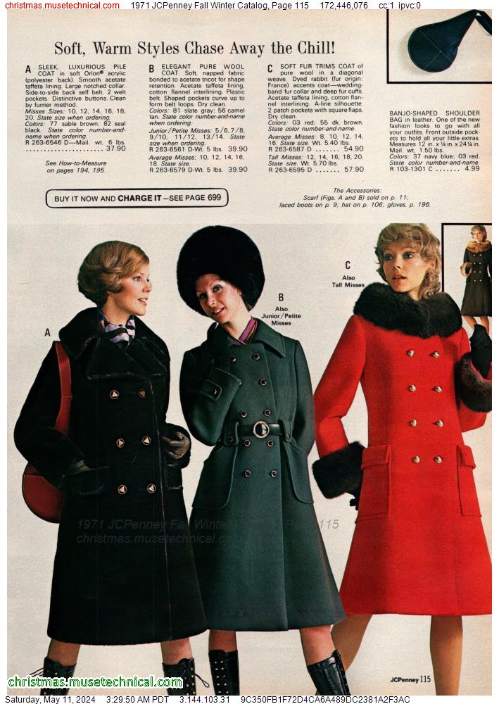 1971 JCPenney Fall Winter Catalog, Page 115