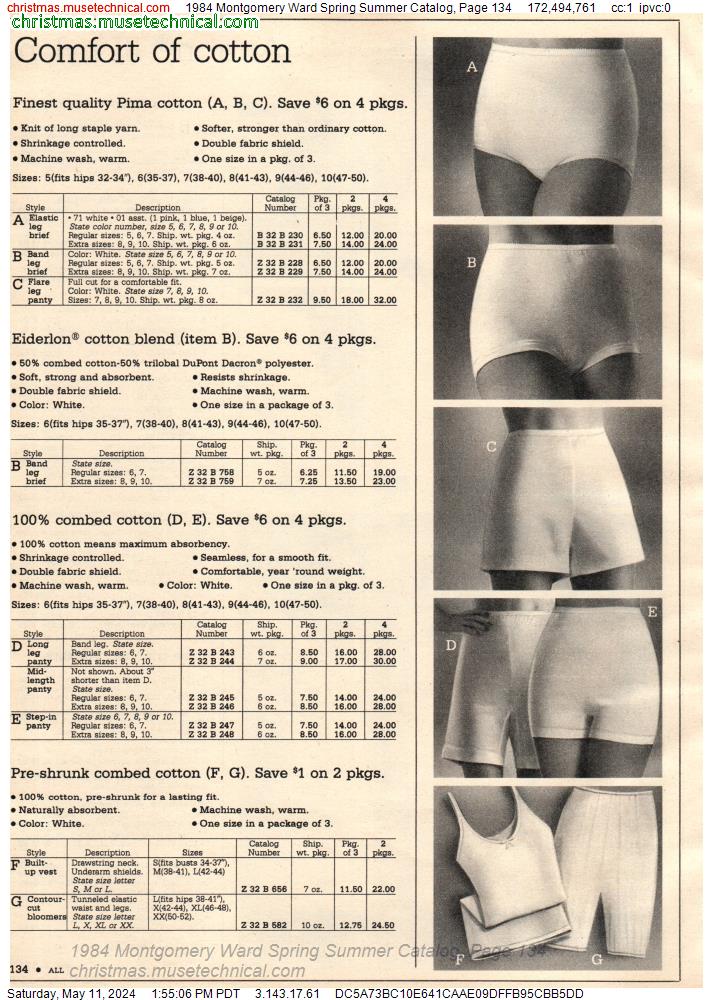 1984 Montgomery Ward Spring Summer Catalog, Page 134